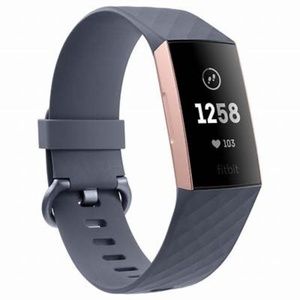 Fitbit Charge 3™ (Blue Gray/Rose Gold Aluminum)